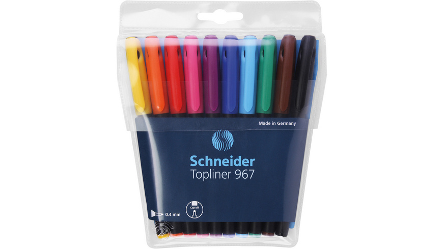 Schneider Topliner 847 Penna A Sfera | Confezione Da 10 Rosse | Punta Conica In Plastica | Scrittura Scorrevole | Inchiostro A Lunga Durata - 3