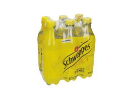 SCHWEPPES Tonic Water, faible en calories, 6 x 500 ml