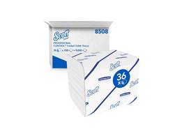 SCOTT 8508 Papier toilette feuille à feuille 2 couches, 36 paquet