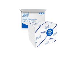 SCOTT 8509 Papier toilette feuille à feuille 2 couches, 36 paquet
