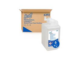 SCOTT Mousse désinfectante pour les mains Control 6 x1 L