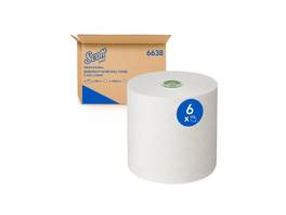 SCOTT Papierhandtuchrollen Essential 1-lagig, 6 Rollen