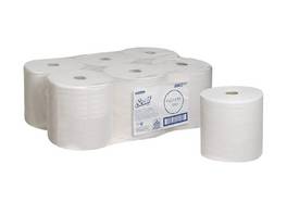 SCOTT Rouleaux d'essuie-main en papier Performance 1 couche, 6 rouleaux