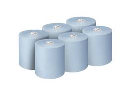 SCOTT Rouleaux d'essuie-mains en papier Essential 1 couche, 6 rouleaux