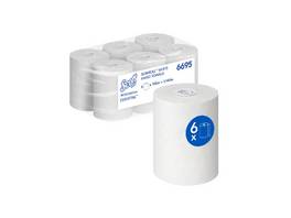 SCOTT Rouleaux d'essuie-mains en papier Essential Slimroll 1 couche, 6 rouleaux