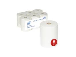 SCOTT Rouleaux d'essuie-mains en papier Slimroll 1 couche, 6 rouleaux