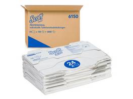 SCOTT Toilettensitzauflage 1-lagig, 3'000 Stück