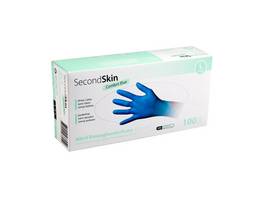 SECONDSKIN Gants en nitrile Comfort taille L, 100 pièces