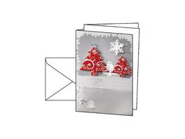 SIGEL Karten/Couverts A6 Weihnachten, 220g/m2