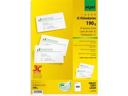 SIGEL LP791 Cartes de vis 85x55mm