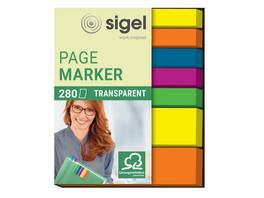 SIGEL Marque-pages 7 x 40 feuilles