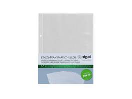 SIGEL Pochettes transparentes individuelles pour porte-menus