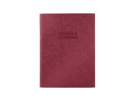 SIGEL Speisekarten-Mappe - mit Buchschraubenbindung - 8 Seiten