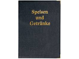 SIGEL Speisekarten-Mappe mit Goldprägung A4