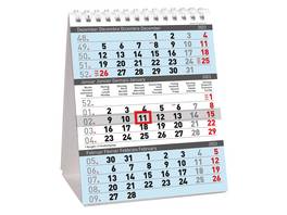SIMPLEX 3-Monats-Tischkalender 2023
