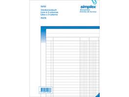 SIMPLEX Kolonnenbuch A4