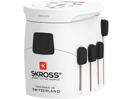 SKROSS Pro World+ USB Adaptateur de voyage