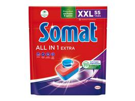 SOMAT Tabs lave-vaisselle All In 1 Extra XXL, 6 x 55 pièces