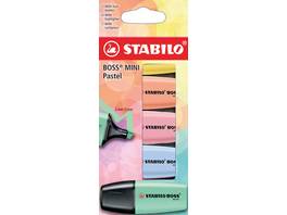 STABILO BOSS Surligneurs Mini Pastel
