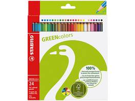 STABILO Farbstifte Greencolors - 24 Farben