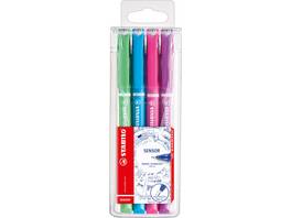 STABILO Fineliner Sensor 189 - 4 couleurs