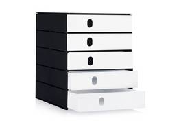 STYRO Schubladenbox Styroval pro black & white