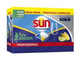 SUN Geschirrspültabs Optimum All in 1 Professional 4 x 52 Stück