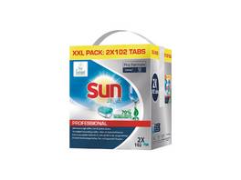 SUN Geschirrspültabs Professional All in 1 Tablets 2 x 102 Stück