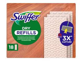 SWIFFER Bodentücher Dry für Holz und Parkett Nachfüllpackung 12 Stück