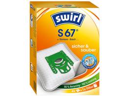SWIRL Sac aspirateur S 67 EcoPor 4 pièces
