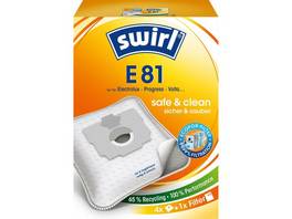 SWIRL Sacs aspirateur E 81 EcoPor 4 pièces