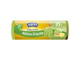 SWIRL Sacs poubelle anti-odeurs Fraîcheur Active 35 L, 9 pièces