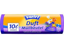 SWIRL Sacs poubelle parfumés 10 L, 14 pièces