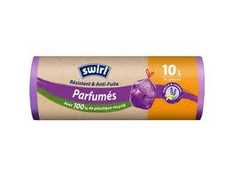 SWIRL Sacs poubelle parfumés 10 L, 14 pièces
