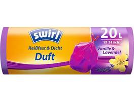SWIRL Sacs poubelle parfumés 20 L, 12 pièces