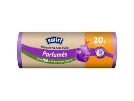 SWIRL Sacs poubelle parfumés 20 L, 12 pièces