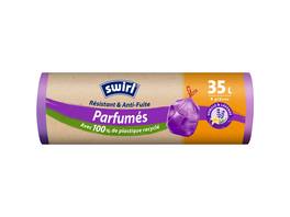 SWIRL Sacs poubelle parfumés 35 L, 9 pièces