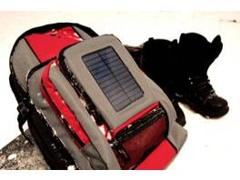 Sac à dos Soular avec cellules solaires intégrées et batterie intégrée pour le chargement