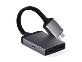 Satechi Dual USB-C zu Dual HDMI Adapter