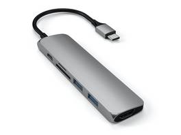 Satechi USB-C Slim Alu Multiport Hub V2
