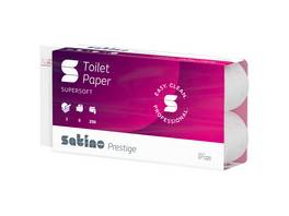 Satino prestige Toilettenpapier 3-lagig, 250 Cps. hochweiss,