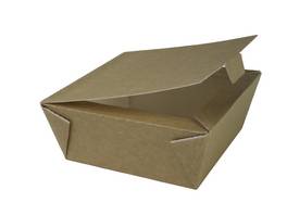 Snack Box Food to go medium en carton, brun, 750 ml
