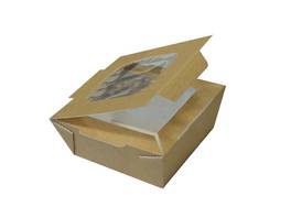 Snack-Box Food to go medium mit Fenster 750 ml, 140 Stück