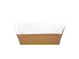 Snack-Box Tower-Tray large, aus Karton, braun