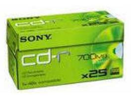 Sony 25-Pack CD-R 700 MB/80 Min
