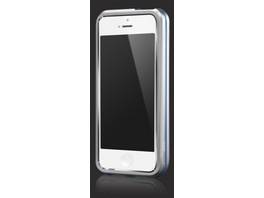 Suite. Coque bumper de haute qualité pour iPhone 5 / 5S / SE aluminium / bleu