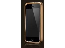 Suite. Coque bumper de haute qualité pour iPhone 5 / 5S / SE bronze / noir
