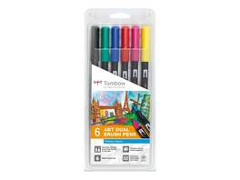 TOMBOW ABT Dual Brush Pen Set à 6