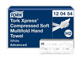TORK Essuie-mains papier Advanced pliage W, 2 couches, blanc