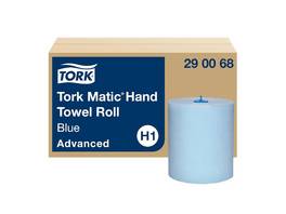 TORK Matic Rouleaux d'essuie-mains 2 couches, bleu, 6 pcs.